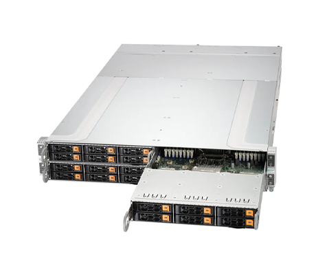 Supermicro GrandTwin SuperServer 212GT-HNR side view