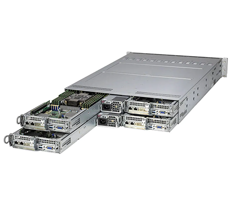 Supermicro 220TP-HTTR front of server