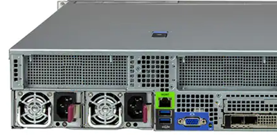 Supermicro 221H-TNR detail rear of the system Supermicro SuperServer 221H-TNR detail top