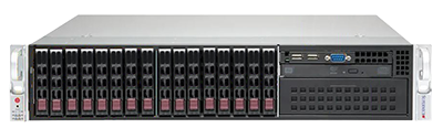 Supermicro SuperServer 2015S-E1CR24L front detail