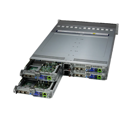 Supermicro 222BT-HNC8R side view