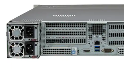 Supermicro 241E-TNRTTP detail rear of the system Supermicro SuperServer 241E-TNRTTP detail top