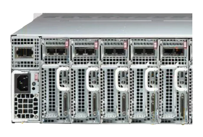 Supermicro MicroCloud A+ Server 3015MR-H8TNR rear view