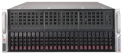 SuperServer 4029GP-TRT front of system Supermicro 4029GP-TRT front