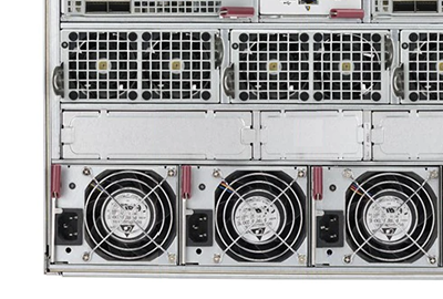 Supermicro SuperBlade 4114S-C2N node rear detail view