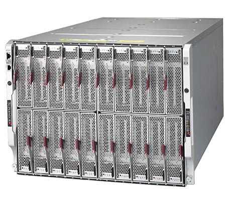 Supermicro 4119MG-XN front of blade enclosure