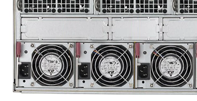 Supermicro SuperBlade 4119S-T2N node rear detail view