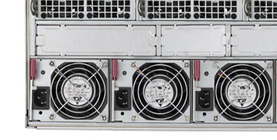 Supermicro SuperBlade 4119SG node rear detail view