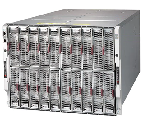 Supermicro 4119SG front of blade enclosure
