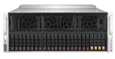 Supermicro A+ Server 4124GS-TNR front detail view