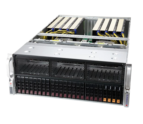 Supermicro 4124GS-TNR front of server