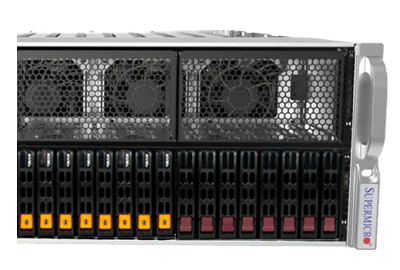 Supermicro GPU A+ Server 4125GS-TNRT2 front