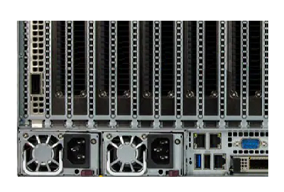 Supermicro GPU Server 4125GS-TNRT2 rear