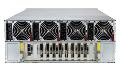 Supermicro GPU Server 4126GS-NBR-LCC rear