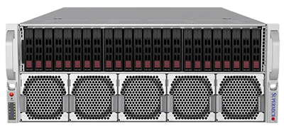 Supermicro GPU Server 4145GH-TNMR front detail