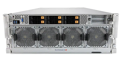Supermicro SuperServer 420GP-TNAR front view Supermicro GPU SuperServer 420GP-TNAR front detail view