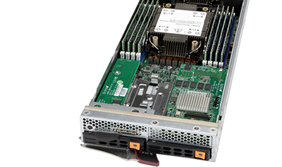 Supermicro SuperBlade 420P-1C2N blade angle view