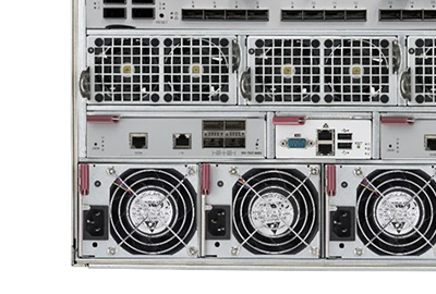 Supermicro SuperBlade 420P-1C2N blade enclosure detailed view