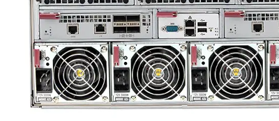 Supermicro 421E-5T3N detail rear of the system Supermicro 421E-5T3N detail top