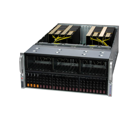 Supermicro GPU SuperServer 421GE-TNRT3 side view