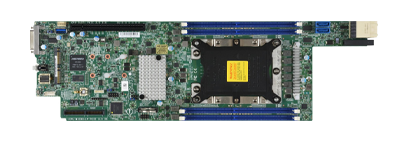 Supermicro MicroCloud enclosure 5039MP-H8TNR rear detail MicroCloud enclosure 5039MP-H8TNR rear view