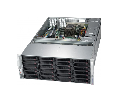 Supermicro SuperStorage 5049P-E1CTR36L Server side view