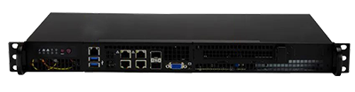Supermicro IoT Server 510D-4C-FN6P front of system Supermicro SuperServer 510D-4C-FN6P front detail