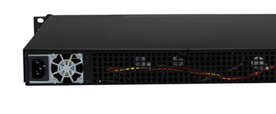 Supermicro 510D-8C-FN6P detail rear of the system Supermicro 510D-8C-FN6P detail top