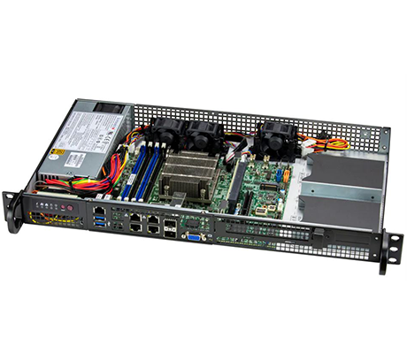 Supermicro 510D-8C-FN6P side view