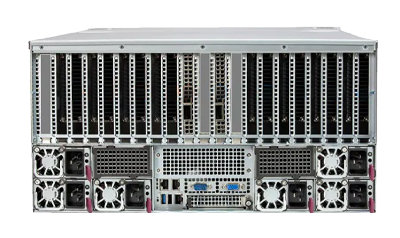 Supermicro GPU SuperServer 5126GS-TNRT rear