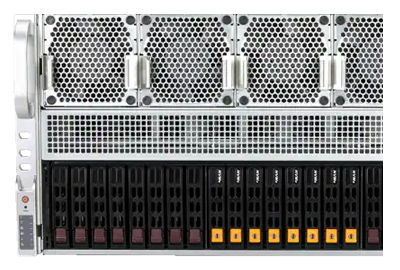 Supermicro Server 5126GS-TNRT2 front Supermicro GPU A+ Server 5126GS-TNRT2 front