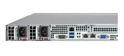 Supermicro SuperServer 512B-WR rear view Supermicro WIO SuperServer 512B-WR rear