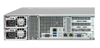 Supermicro SuperServer 522B-WR rear view Supermicro WIO SuperServer 522B-WR rear