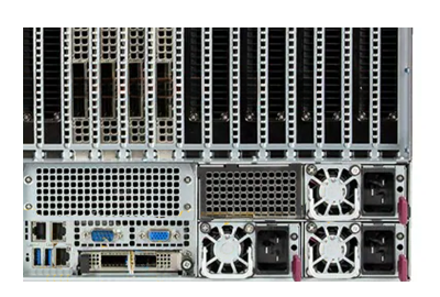 Supermicro 522GA-NRT rear view
