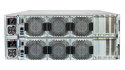 A+ Server 542B-DE1CR90 rear Supermicro 542B-DE1CR90 rear of system