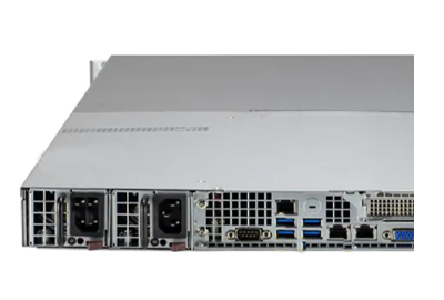 Supermicro SuperStorage 6019P-ACR12L rear of system