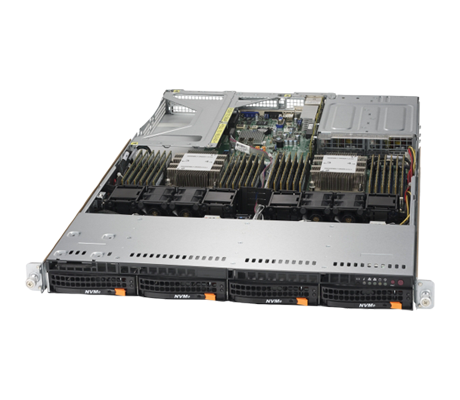 SuperMicro SuperServer 6019U-TN4R4T side view