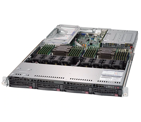 SuperMicro SuperServer 6019U-TR4 side view