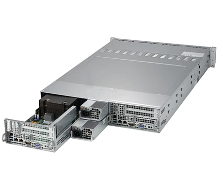 Supermicro 6028TR-D72R front of server