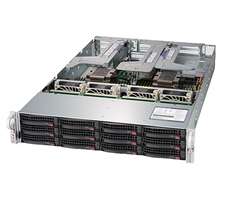thumbnail image 2 of Supermicro SSG-6029P-E1CR24L 2U Server: 2x Xeon Gold 6130, 192GB RAM, 24x 3.5" Bays 2 of 5