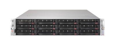 Supermicro SuperServer 6029U-TR25M front of system Supermicro SuperServer 6029U-TR25M front