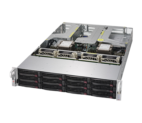 SuperMicro SuperServer 6029U-TRTP side view