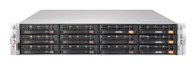 Supermicro SuperServer 6029UZ-TR4+ front of system Supermicro SuperServer 6029UZ-TR4+ front