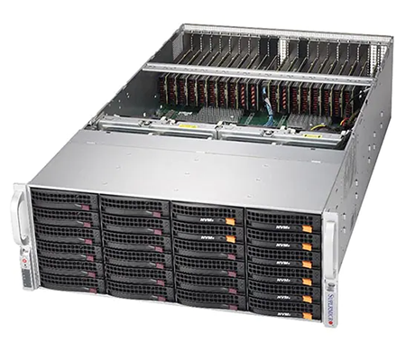 Supermicro 6049GP-TRT front of server