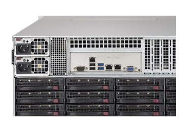 Supermicro 6049P-E1CR36L rear view