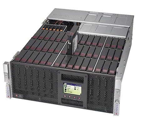 Supermicro 6049P-E1CR45L front of server