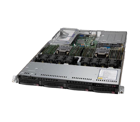 SuperMicro SuperServer 610U-TNR side view