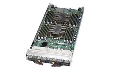 Supermicro SuperBlade 6129P-T3N detail view