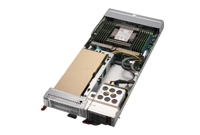 Supermicro SuperBlade 612BA-1NE34 side view