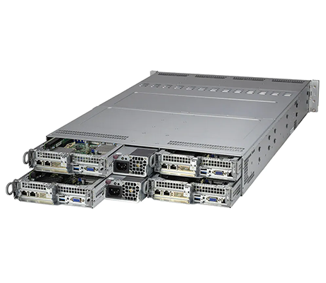Supermicro 620TP-HTTR front of server